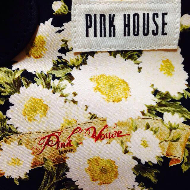 PINK HOUSE(ピンクハウス)のPINKHOUSEマーガレット柄バッグ レディースのバッグ(ハンドバッグ)の商品写真