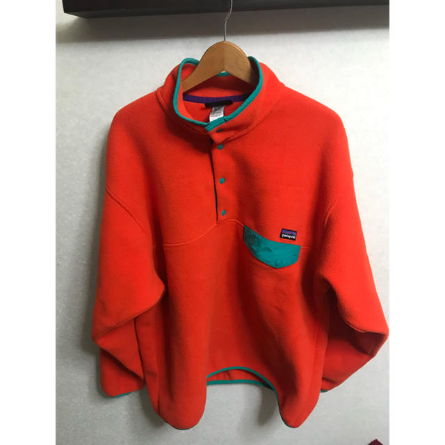 patagonia - Patagoniaパタゴニア シンチラスナップT オレンジ L patagonia - Patagoniaパタゴニア シンチラスナップT オレンジ L