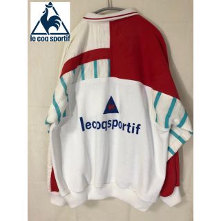 ルコックスポルティフ(le coq sportif)の90's le coq sportif ルコック 長袖 スウェット ポロシャツ(スウェット)