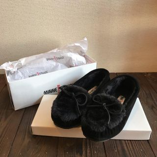 ミネトンカ(Minnetonka)のMINNETONKA ファーモカシン(スリッポン/モカシン)