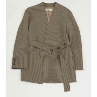 トゥデイフル(TODAYFUL)の新品未使用 Collarless Belt Jacket TODAYFUL(ノーカラージャケット)