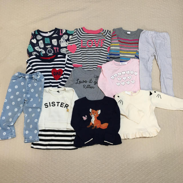 babyGAP - 女の子 90-95サイズ 秋冬服 まとめ売り11点 保育園着にもの ...