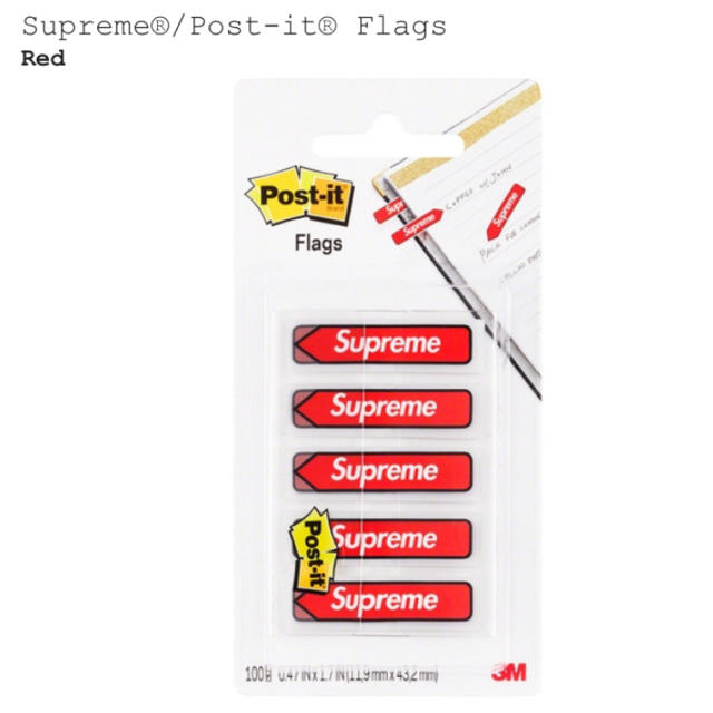 Supreme(シュプリーム)のSupreme 19aw Post-It ポストイット 4個セット インテリア/住まい/日用品の文房具(ノート/メモ帳/ふせん)の商品写真