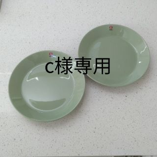 イッタラ(iittala)の【廃盤色:新品】イッタラティーマ セラドングリーン21cm2枚Set(食器)