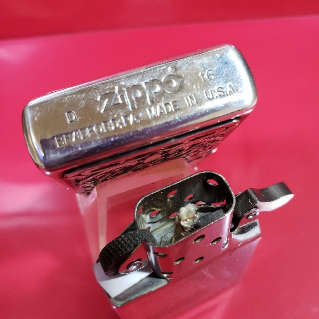 ZIPPO(ジッポー)の厳選中古❤16D'Zippo♥ROEN SKULL❤両面深彫り♥送料無料❤ メンズのファッション小物(タバコグッズ)の商品写真