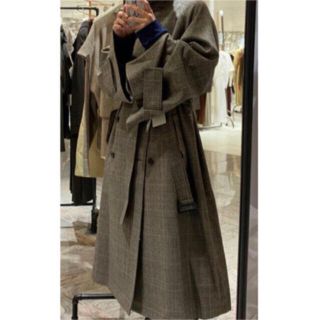 サンシー(SUNSEA)のstein 19AW LAY OVERSIZED OVERLAP COAT (トレンチコート)