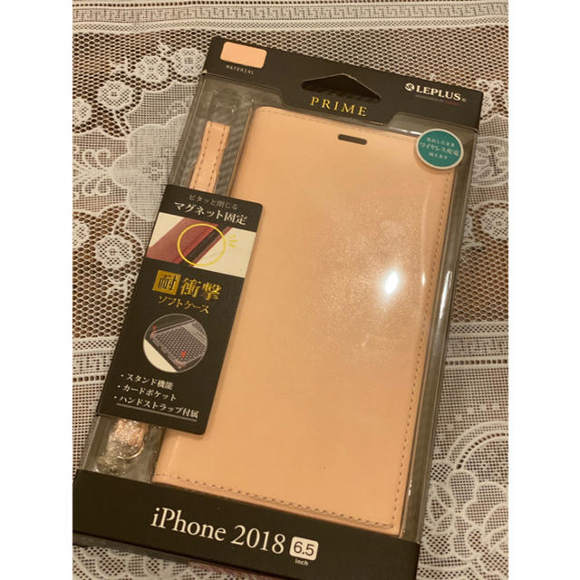 新品未使用品！　iPhoneXSMax対応　手帳型ソフトケース スマホ/家電/カメラのスマホアクセサリー(iPhoneケース)の商品写真