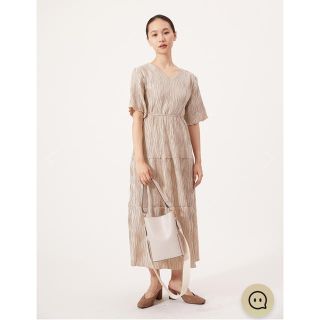 RANDEBOO Natural dress (light beige)(ロングワンピース/マキシワンピース)