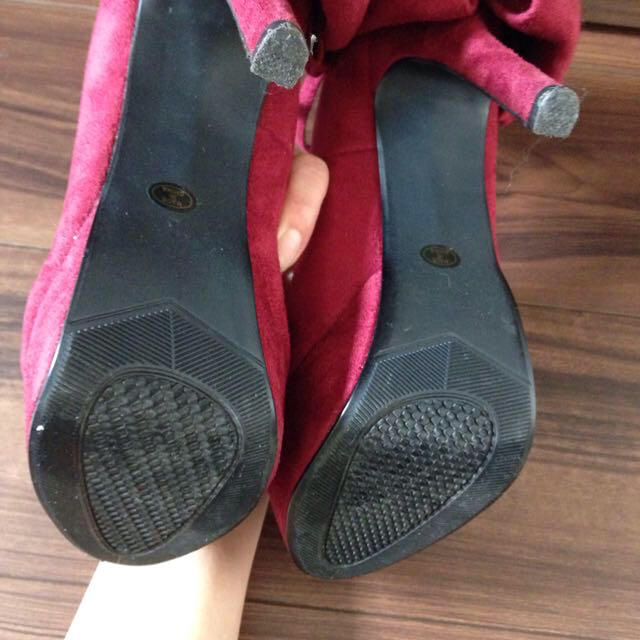 LIP SERVICE(リップサービス)のビッグリボンパンプス♡赤と黒 レディースの靴/シューズ(ハイヒール/パンプス)の商品写真