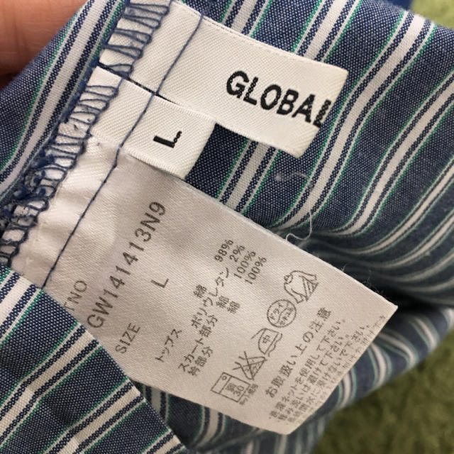 GLOBAL WORK(グローバルワーク)のGLOBAL WORK ワンピース キッズ L キッズ/ベビー/マタニティのキッズ服女の子用(90cm~)(ワンピース)の商品写真