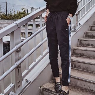 adidas×moussy コラボ スリムパンツ