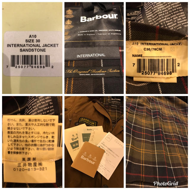 Barbour(バーブァー)のぷいぷい様専用 Barbour バブアー  インターナショナル サイズ30  メンズのジャケット/アウター(その他)の商品写真