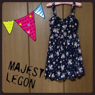 マジェスティックレゴン(MAJESTIC LEGON)のMAJESTIC LEGON 花柄ワンピ(ミニワンピース)