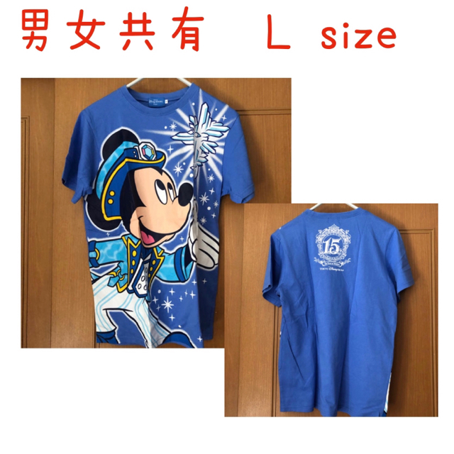 Disney(ディズニー)のディズニー Tシャツ 男女共通 Lサイズ レディースのトップス(Tシャツ(半袖/袖なし))の商品写真