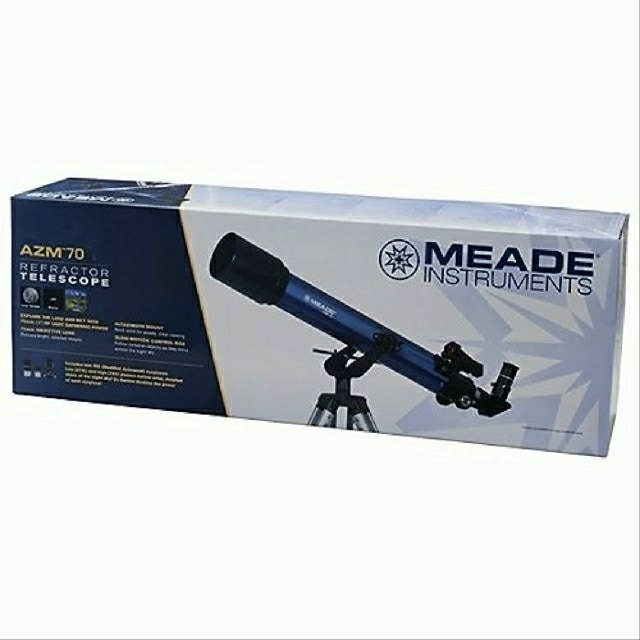 MEADE 望遠鏡  AZM70 本とセット スポーツ/アウトドアのスポーツ/アウトドア その他(その他)の商品写真