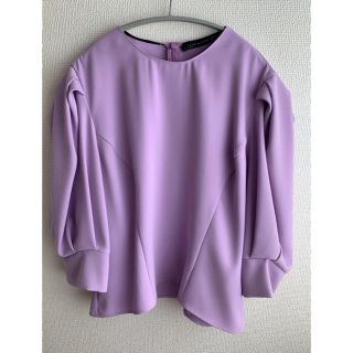 ザラ(ZARA)の【ZARA】パープルトップス(カットソー(長袖/七分))