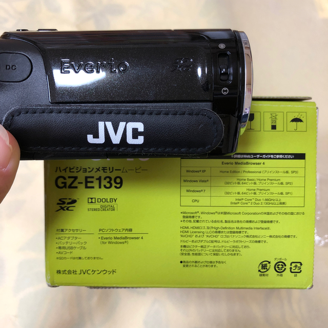 KENWOOD(ケンウッド)の値下げ6日まで‼️JVC Everio ビデオカメラ美品★ スマホ/家電/カメラのカメラ(ビデオカメラ)の商品写真