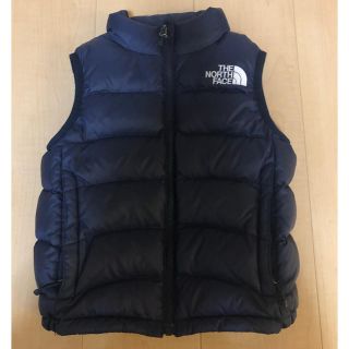 ザノースフェイス(THE NORTH FACE)のノースフェイス 110 キッズ ダウンベスト ネイビー(ジャケット/上着)