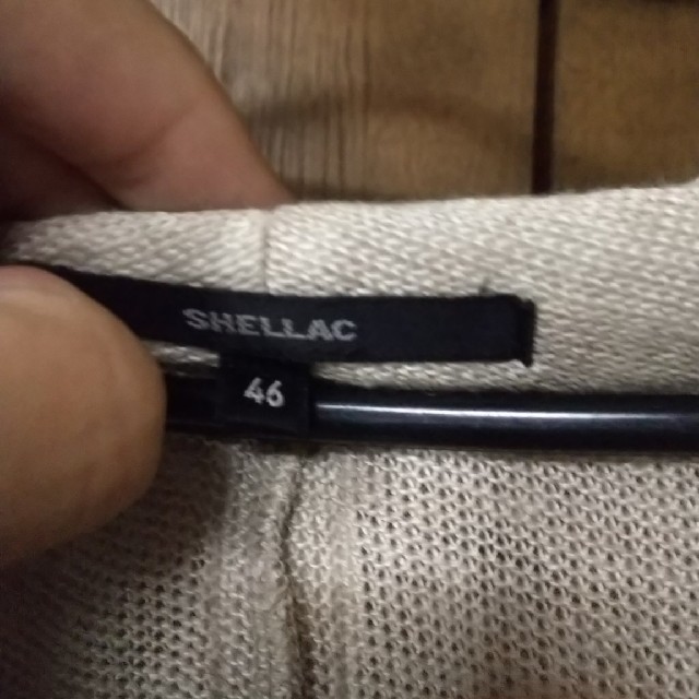 SHELLAC(シェラック)のシェラック shellac カーディガン リネン100% 46サイズ メンズのトップス(カーディガン)の商品写真
