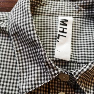 MHL ギンガムチェックシャツ