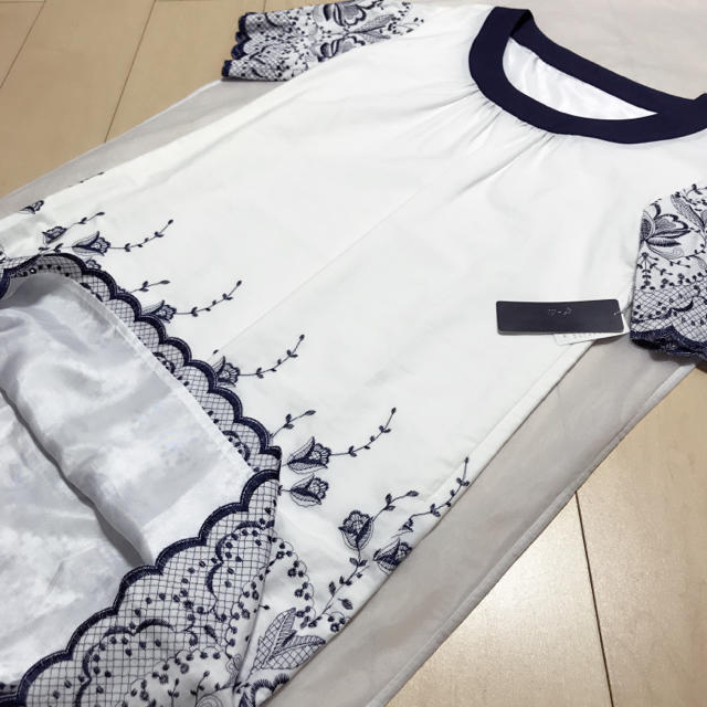 ワンピースef-de 刺繍 ドレス ワンピース