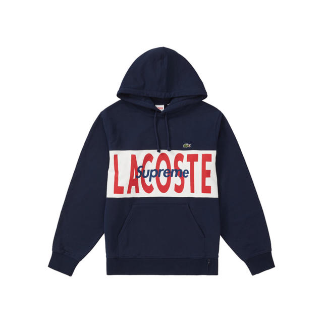 Supreme LACOSTE Logo Hooded Sweatshirt S