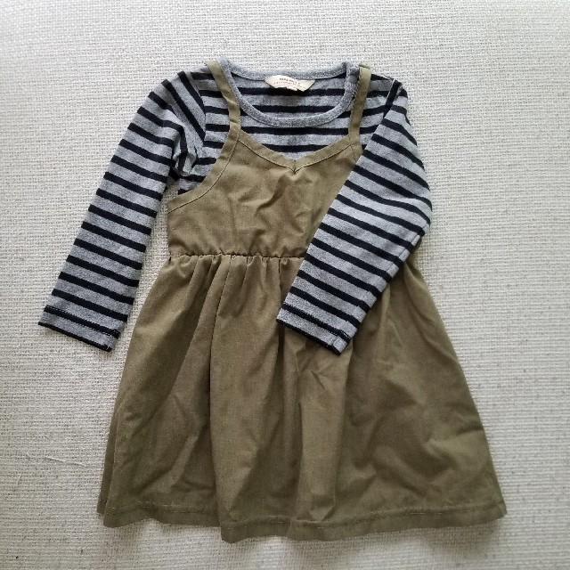 MARKEY'S(マーキーズ)の重ね着風　ワンピース　95 　 キッズ/ベビー/マタニティのキッズ服女の子用(90cm~)(ワンピース)の商品写真