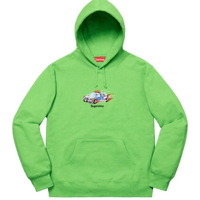 Supreme Cop Car Hooded Sweatshirt XL 緑