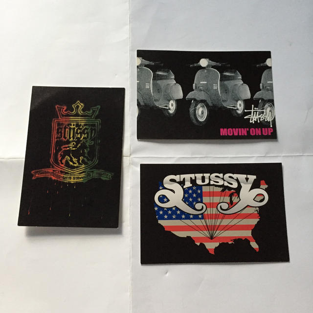STUSSY(ステューシー)のstussy  オリジナルポストカード 3枚 エンタメ/ホビーの声優グッズ(写真/ポストカード)の商品写真