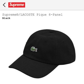 シュプリーム(Supreme)のSupreme®︎/LACOSTE Pique 6-Panel(キャップ)