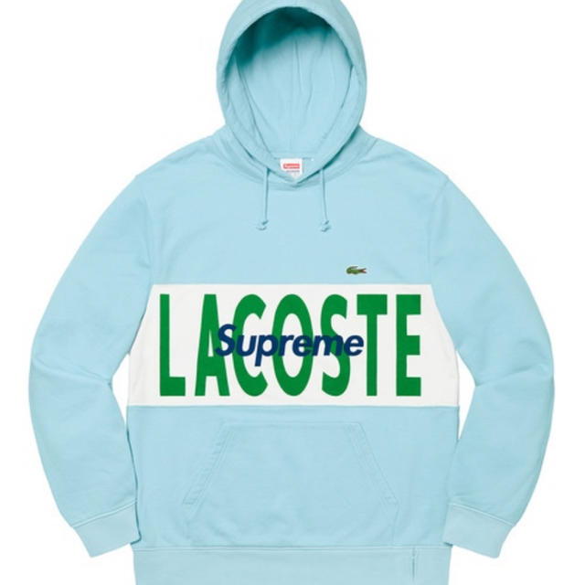 Supreme(シュプリーム)のSupreme®/LACOSTE Logo Panel Hooded メンズのトップス(パーカー)の商品写真