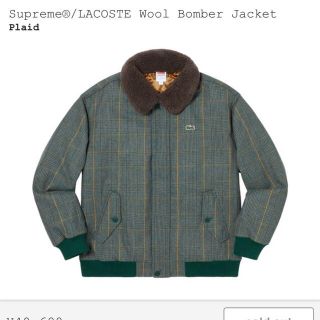 シュプリーム(Supreme)のSupreme®/LACOSTE Wool Bomber Jacket(ブルゾン)