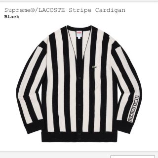 シュプリーム(Supreme)のsupreme lacoste stripe cardigan(カーディガン)