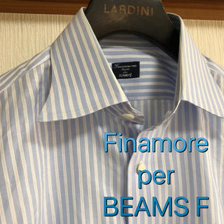 フィナモレ(FINAMORE)のFinamore  per BEAMS F ストライプ シャツ イタリア製(シャツ)