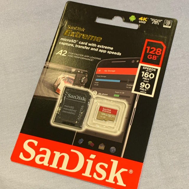 SanDisk マイクロSDカード 128GB