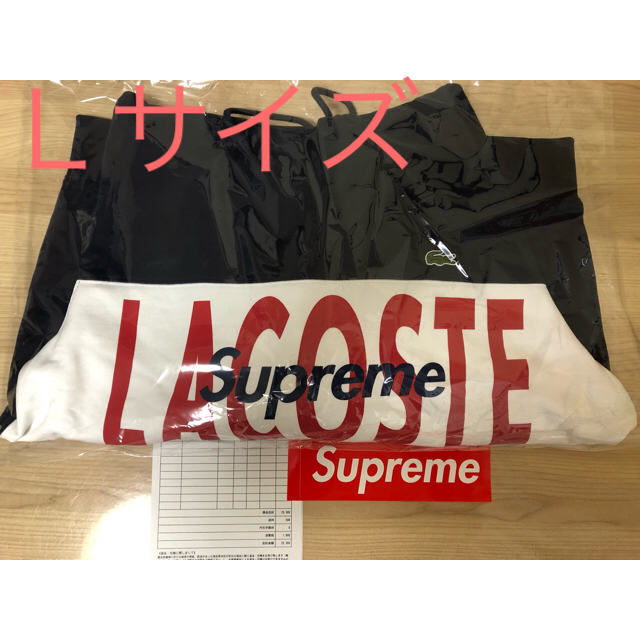 Supreme LACOSTE Logo Panel Hooded Sweat