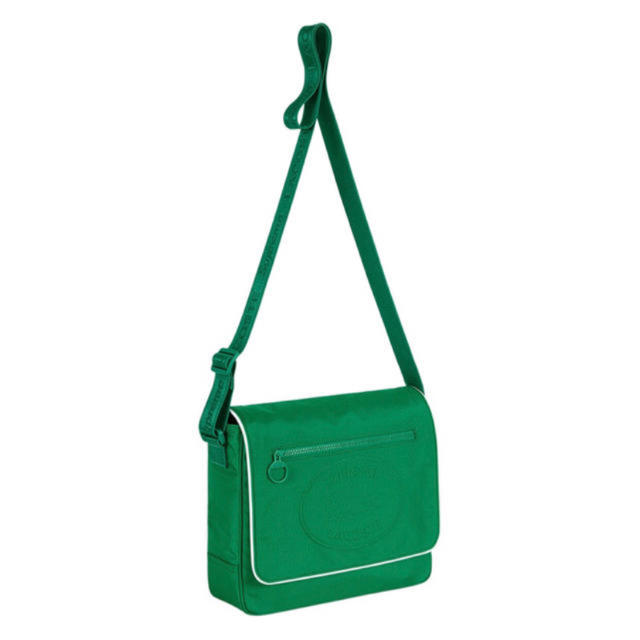 19AW supreme lacoste messenger bag green