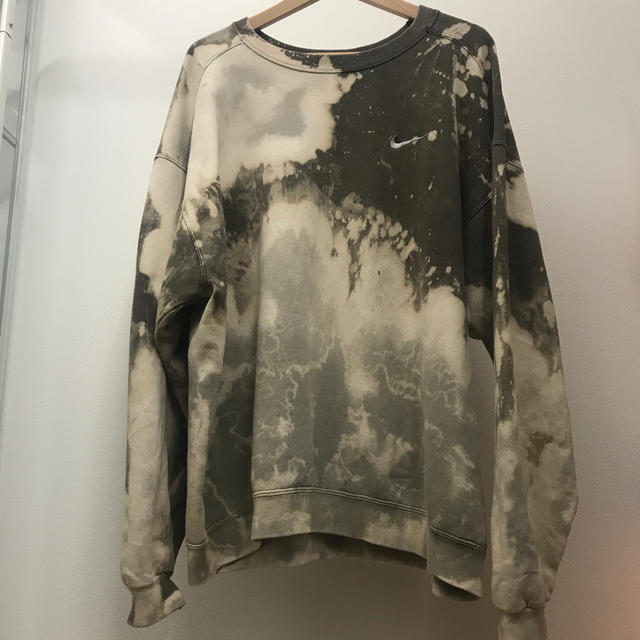 nike vintage Bleaching sweat