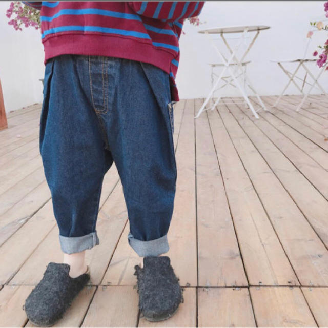 ZARA KIDS(ザラキッズ)のbig pocket denim pants キッズ/ベビー/マタニティのベビー服(~85cm)(パンツ)の商品写真