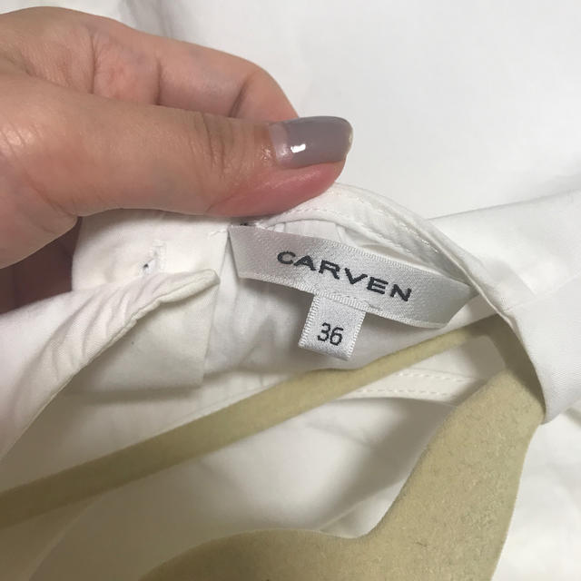 CARVEN(カルヴェン)のCARVEN コットン100 シャツ レディースのトップス(シャツ/ブラウス(長袖/七分))の商品写真