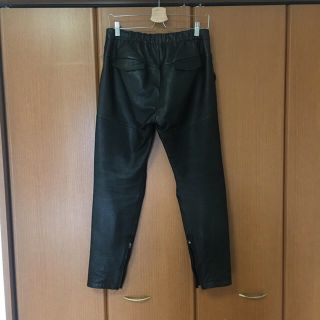 SUNSEA LEATHER FLEA MARKET PANTS レザー パンツ - パンツ