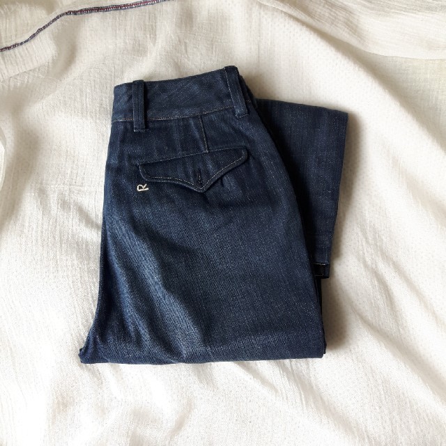45R(フォーティファイブアール)の藍染デニム　馬比女加工 レディースのパンツ(デニム/ジーンズ)の商品写真