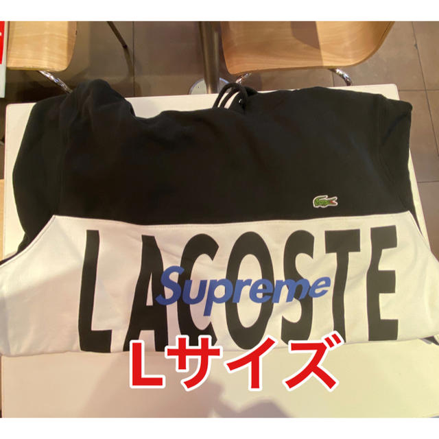 Supreme/LACOSTE Logo Panel Hooded SweatLACOSTE