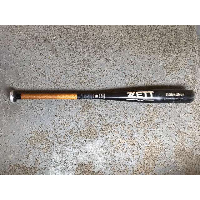 ZETT(ゼット)の中学硬式金属バット ZETT  BIGBANG SHOT   82㎝  770g スポーツ/アウトドアの野球(バット)の商品写真