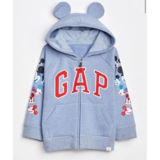 ベビーギャップ(babyGAP)の【新品】95cm Disneyディズニージップパーカー ブルー ミッキー(ジャケット/上着)