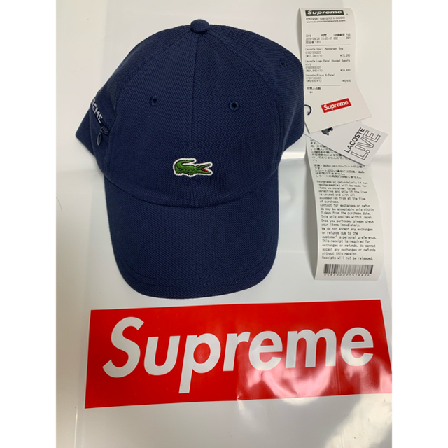 tilskadekomne kopi Overskyet Supreme - Supreme LACOSTE Pique 6-Panel Cap Navyの通販 by でぶちゃん's  shop｜シュプリームならラクマ