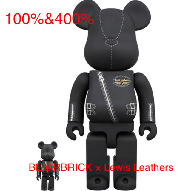 MEDICOM TOY(メディコムトイ)のBE@RBRICK × Lewis Leathers エンタメ/ホビーのフィギュア(その他)の商品写真