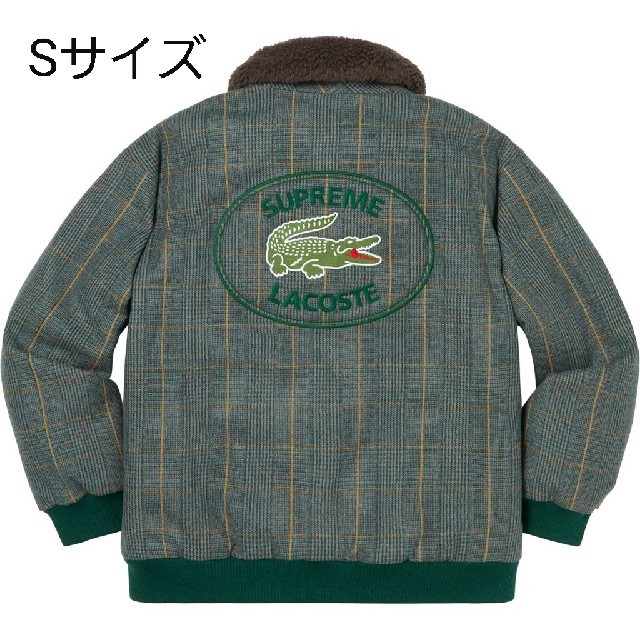 超目玉 supreme lacoste wool bomber jacket Mサイズ asakusa.sub.jp