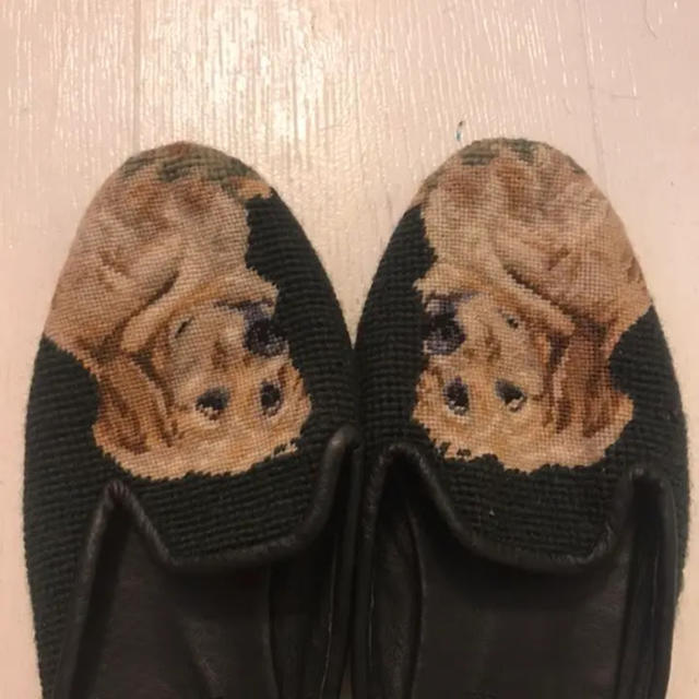 Lochie(ロキエ)のヴィンテージ   サンダル ミュールdog犬  jantiques  レディースの靴/シューズ(サンダル)の商品写真