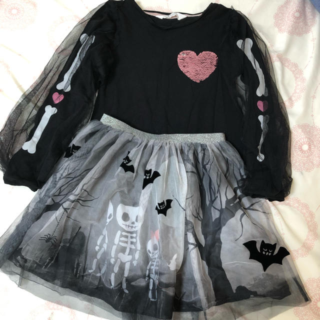 H&M(エイチアンドエム)のハロウィン衣装 120 キッズ/ベビー/マタニティのキッズ服女の子用(90cm~)(その他)の商品写真